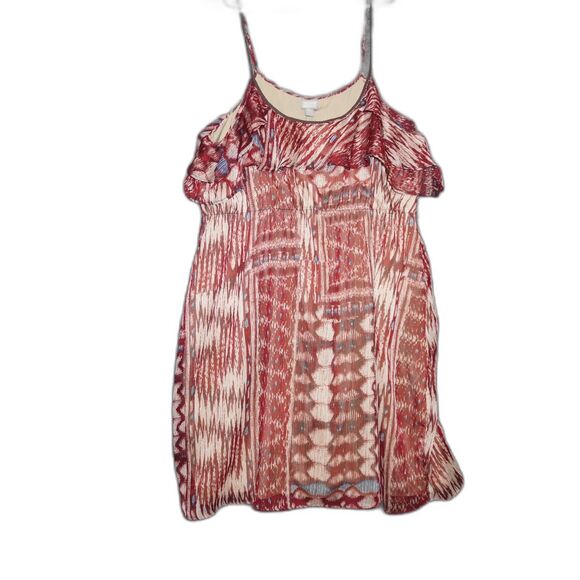 Women's Converse midi summer dress sleeveless boho y2k lightweight hippie Sz XL - Picture 1 of 4